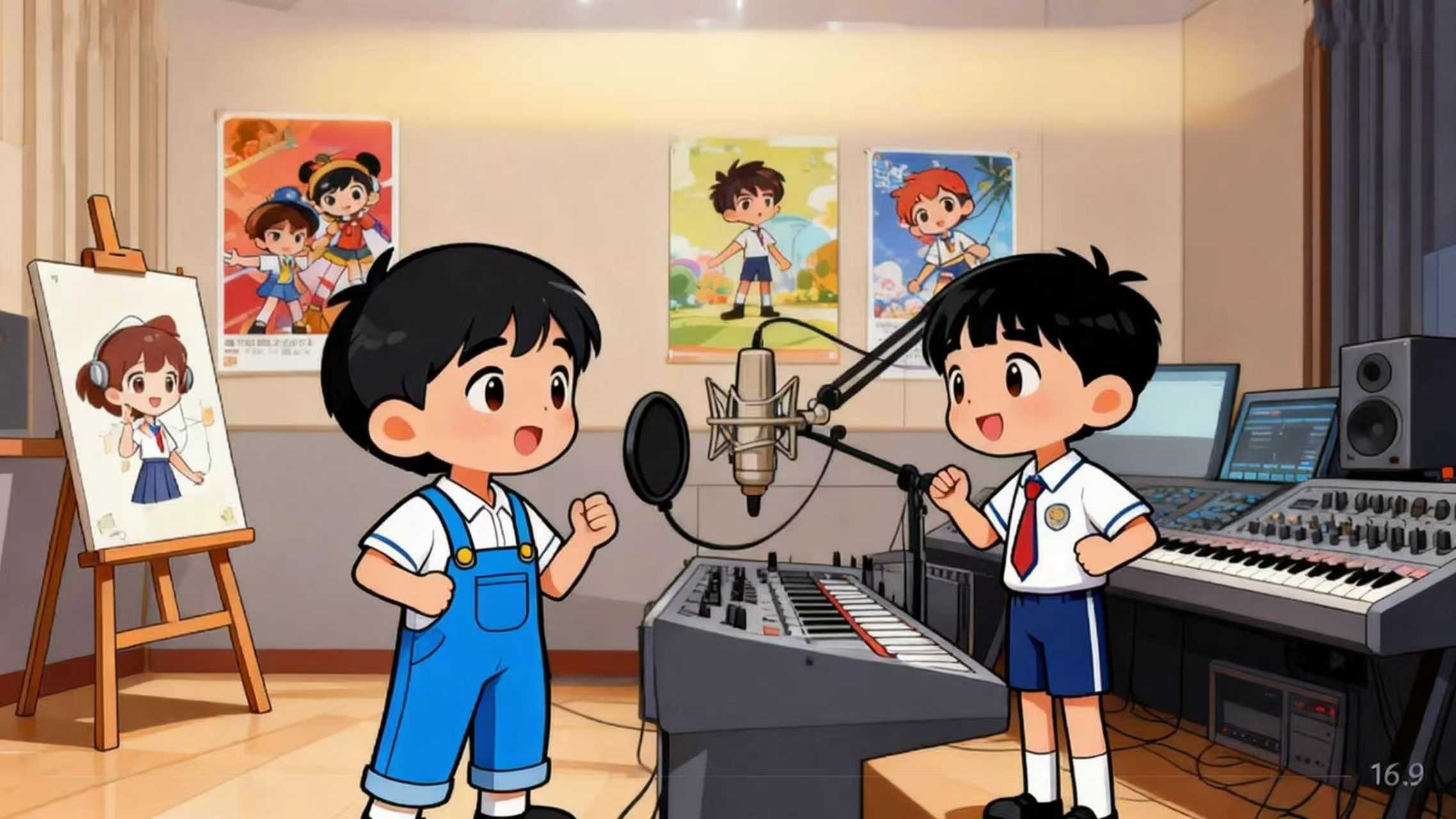 《二维动画中的童声魔法：开启动画新体验》